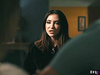 so, sexy besties jane wilde and natalie knight spot nathan bronson stalking, then decide to share his huge cock in a wild threesome