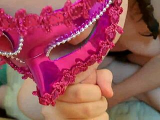 another day brings a cute blowjob from that masked student