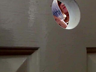 oh man laceystarr hits the glory hole as a british granny in stockings