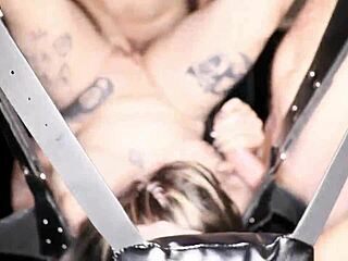 Young Energetic Slut Drains Older Men with Sloppy Blowjobs