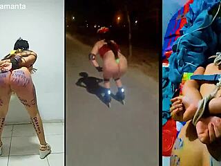 Ejercitando a la zorra samanta with bdsm bondage tied up fucking humiliation as slave slut prostitute