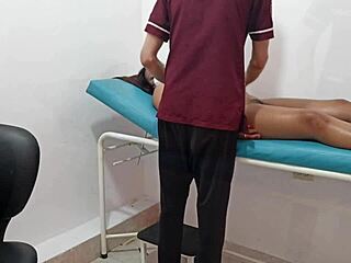 Young masseuse from follame uno surprises with first-time dildo play in lingerie.