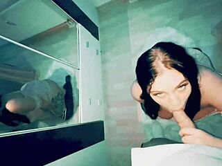 Step sister seduces step brother to creampie and anal!