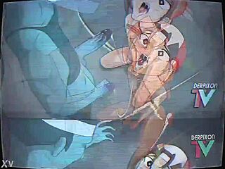 Animated cartoon training session for skill development and fun