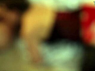 French Amateur Black Leather Pants Red Satin Lingerie Thong Panties Garter Belt Lace Corset Rimming Blowjob Pussy Fucking!