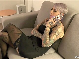 german milf cat cox takes on two huge black cocks in wild interracial threesome