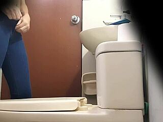 Pissing footage from spy cam on argentinian stepsister