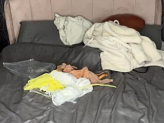 Watch me try on some lingerie as big tits blonde BBW