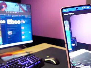 Eboo Engage App Makes Stepsis Wet And Horny Slut For Huge Cock Blowjob!