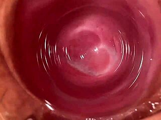 Camera deep inside mias tight creamy pussy oh god its so wet and gaping