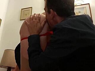 French Amateur Leather Dress Lace Corset Satin Lingerie Rimming Blowjob Pussy Fucking Dirty Talk Cumshots