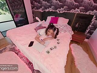 Vr bangers teen 18+ xxlayna marie fucks and cums with pool guy to punish ex in hd porn