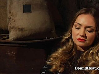 ohh my hot lesbian madame is moaning so loud from slave's pussy licking