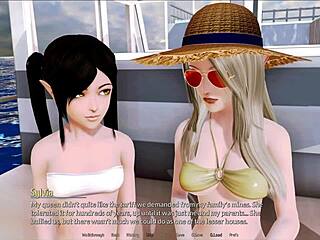 Harem Hotel episode 152 features bold game action in a hotel setting.