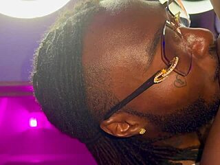 my husband licks me deeply until i reach orgasm in homemade ebony couple session