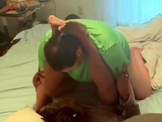 Amateur Ebony Neighbor Slips into Bedroom for Missionary Fun