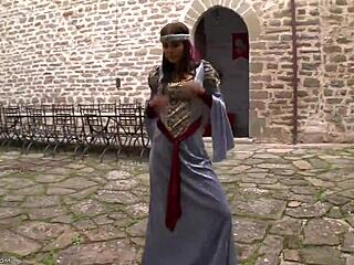 Princess In Satin Gown Action Raw!