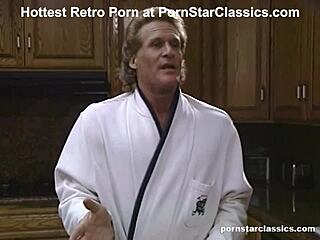 О да Лаки жмет двойное проникновение и лиз жопы в винтажной групповухе