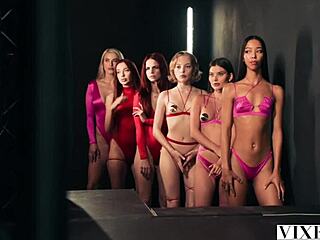 I'm devouring Christian's thick cock as Vixen runway model Bella Spark