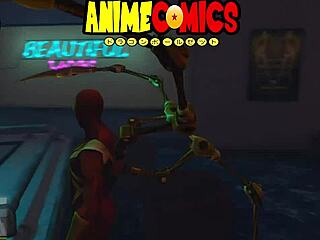 Spider Man Encounters Kasumi As Prostitute In Comic Scene With Intense Actions