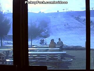 Real Facial Suggests Sexy Snowboard Babe's Wild Group Pickup Adventure