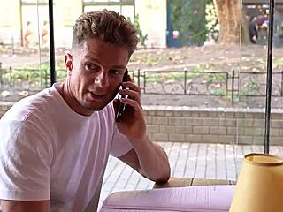 flirtatious waitress lia lin gets first date deepthroat and doggystyle fucking from customer