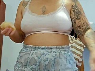 When I Get Horny The Headlight Turns On With Tit Teasing And Playful Display