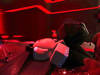 a night job with black sex action gets intense and wild