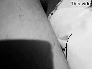 Naughty aunt in costume fists huge pussy with buttplug during first time solo