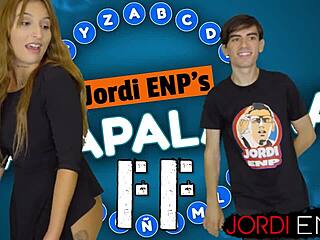 myss alessandra tries her best at my sexy game parody if shes lucky shell get the big prize -d with brunette milf in deepthroat doggystyle