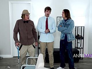 owner calls dibs on robo pussy but family takes ass mouth