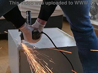 Brunette Beauty Miami in Bedroom with Bra and Heels Gets Deepthroat Blowjob and Doggystyle Double Penetration in Threesome