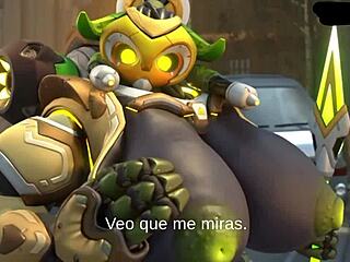 Why does Orisa look so cute with cum on her tits?