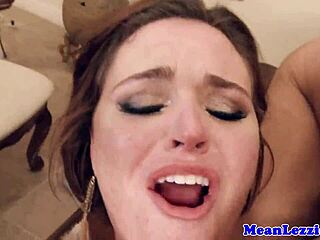 Lezdom Mistresses Demand Amateur Babe To Dildo Fuck In Lingerie Group.