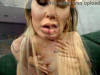 Dirty slut drinks piss while eating ass and taking huge dick up her anus with monster cock action