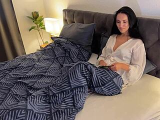 Stepson Fucks Stepmom On A Rainy Night With Big Cock Blowjob Cumshot Facial In Pov!