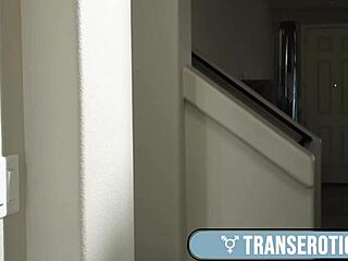 spankable ass trans erica cherry bends over for jemma jensen's rough anal