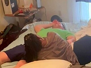 Amateur Ebony Neighbor Slips into Bedroom for Missionary Fun