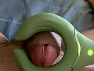 Hand Moans While Cumming With Sex Toy