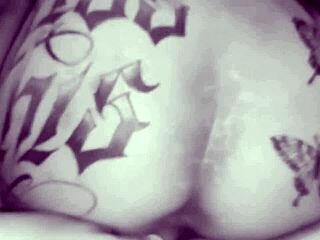 Naughty aunt in costume fists huge pussy with buttplug during first time solo