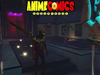 Spider Man Encounters Kasumi As Prostitute In Comic Scene With Intense Actions