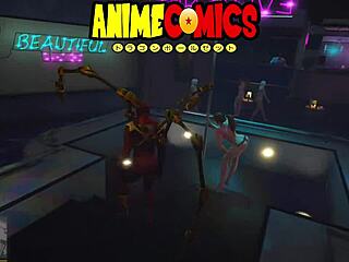 Spider Man Encounters Kasumi As Prostitute In Comic Scene With Intense Actions