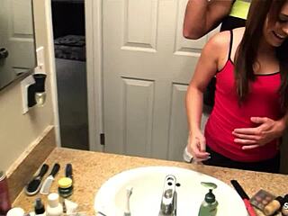 Round ass small 18+ tits girlfriend Brynn Jay filmed at real privat fuck by big dick boyfriend