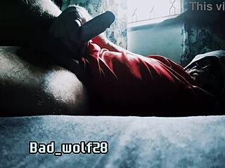 Bad Wolf28 Strokes His Penis In Provocative Handjob Massage Session