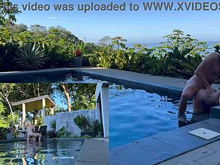 Intense Outdoor Anal And Blowjob Domination In Costa Rica Pool