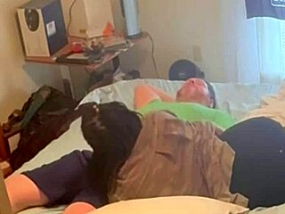 Amateur Ebony Neighbor Slips into Bedroom for Missionary Fun