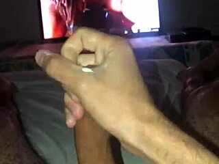 oh yeah i'm cumming fast from this quick handjob session