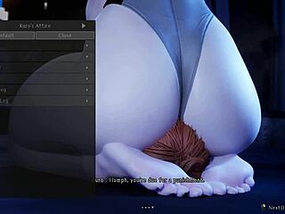 Me encanta sentarme en caras soltando pedos en escena gótica de bruja con Kuro