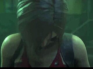 Zombie ada riding monster cock