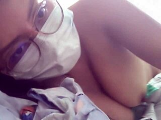 WOW, SEXY TEACHER STRIPS IN POV VIDEO SHOWING PUSSY AND BIG NATURAL TITS!